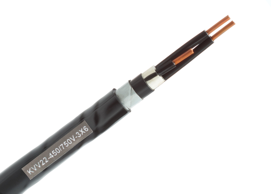 Cable de commande flexible avec isolation en PVC et bandes galvanisées pour les usines industrielles et les lignes de production