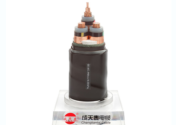 Varian blindé de cable électrique du cable électrique de tension 8.7/15kV (STA) et unarmoured disponible moyen