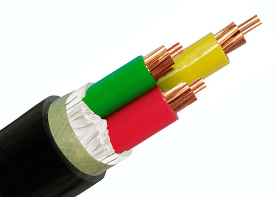 Cable électrique de basse tension 0.6/1 kilovolt | le PVC de cuivre de conducteur de 3 noyaux a isolé et a engainé le CEI 60502-1 de cable électrique