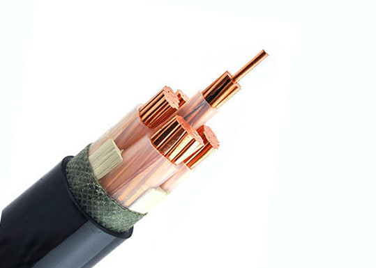 Câble blindé de noyau du noir 5, câble de courant électrique pour des connexions de Residental