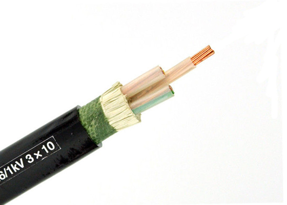 Le CEI Unarmoured et blindé 60502 de conducteur de noyau isolé par XLPE du cable électrique 3