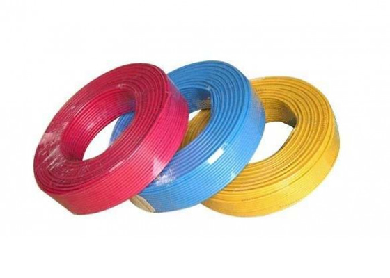 Fil électrique de conducteur de cuivre solide à un noyau de PVC pour le câblage de Chambre, câble de H05V-U/H07V-U
