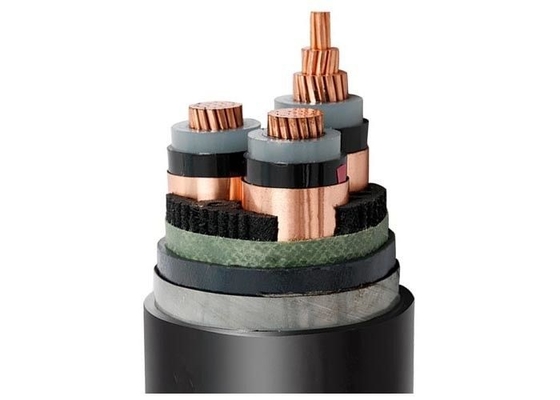 0.6/ 1kV XLPE a isolé le cable électrique blindé de 3 noyaux de bande en acier pour la distribution d'énergie