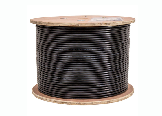 Le gel direct extérieur d'enterrement de câble de Cat6 UTP a rempli câble LAN D'Ethernet, câble de réseau de twisted pair