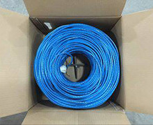 Al de câble de ftp Cat6 - câble LAN De cuivre examiné par aluminium d'Ethernet avec la corde de déchirure 1000 pi