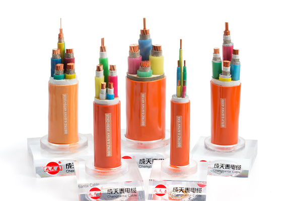 IEC60502 câble isolé minéral, cable électrique isolé résistant au feu électrique