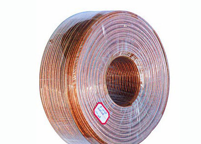 Câble de cuivre de haut-parleur de fil de Litz, câbles isolés par PVC transparents de gaine