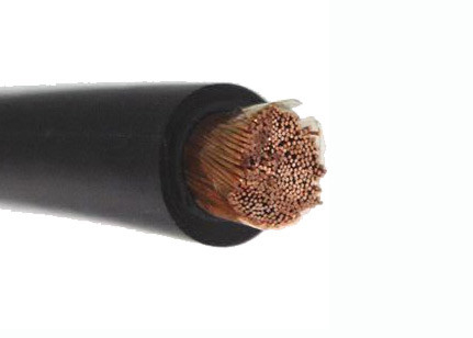 Le soudage par résistance secondaire résistant de tension de soudure de brasion flexible noir du câble A mène