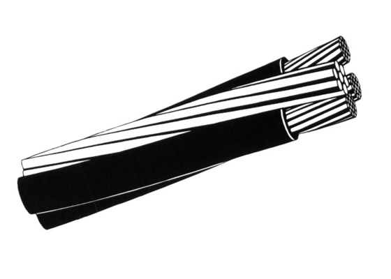 Puissance triphasée empaquetée par antenne durable d'offre quadruplex de câble de câble