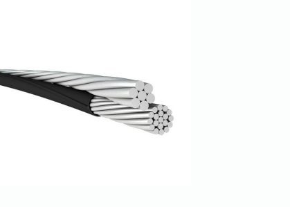 Conducteurs en aluminium de câble empaquetés par antenne duplex de baisse de service pour l'éclairage extérieur