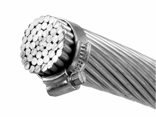 Câble renforcé par acier de conducteur d'aluminium DIN 48204, isolation nue de conducteur d'ACSR