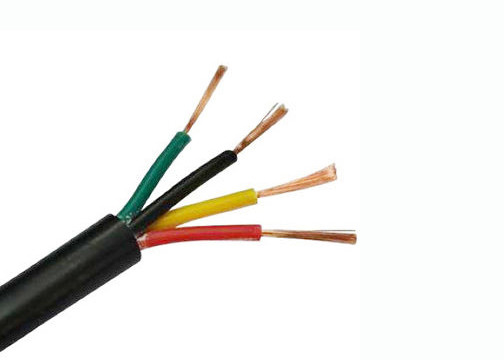 Fil électrique de noyau flexible du conducteur 4, câble électrique de cuivre 300/500 V