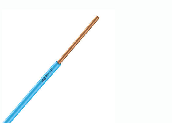 Blue copper conductor cable flexible type ideal for dynamic wiring setups requiring consistent conductivity and strength