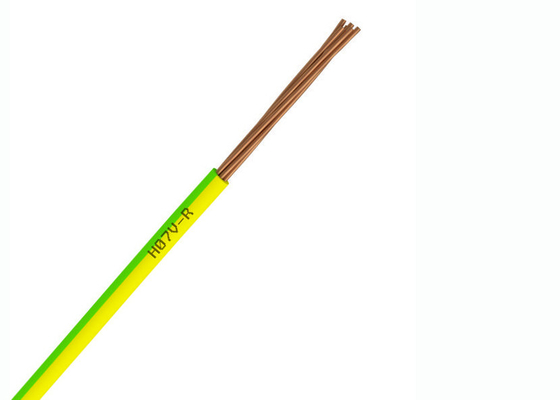 Le câble de câblage fixe 6491X/PVC de conducteur d'en cuivre de fil câble 1,5 sq.mm de H07V-R a isolé le fil électrique