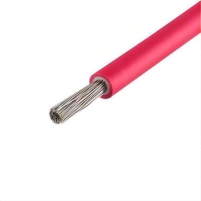 Panneau solaire rouge 2 mm 4 mm 6 mm câble photovoltaïque DC fil isolé nominale