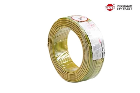 Fil de construction en cuivre à noyau unique de 450/750V pour câblage domestique dans les environnements intérieurs