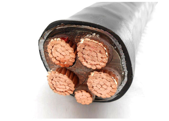 noyau 600/1000V 4 avec le câble de noyau terrestre, type de YJV cable électrique de XLPE pour les ensembles industriels