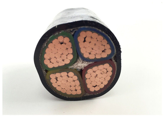 Câble électrique résistant au feu isolé par PVC de cable électrique de noyau de l'approvisionnement en l'électricité 4