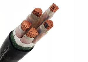 0.6 / 1KV type électrique câble d'alimentation XLPE de YJV pour les installations industrielles