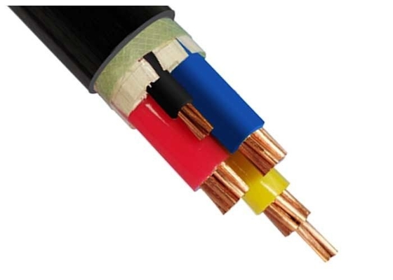 Cable électrique multinucléaire carré de 3*16 millimètre, câble extérieur de PVC de noyau de la catégorie 3