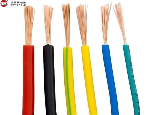Cable en cuivre flexible de forme ronde et nu Cable en cuivre flexible à noyau unique ou multicore