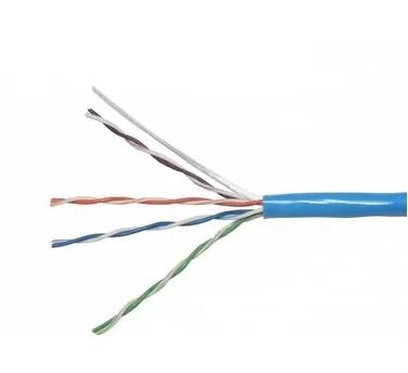 Cable LAN en cuivre Blue Jacket 4 paires UTP Cat6 câbles réseau Ethernet