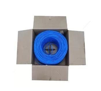 Cable LAN en cuivre Blue Jacket 4 paires UTP Cat6 câbles réseau Ethernet
