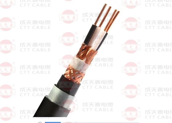 Cable blindé ignifuge à 0,6 / 1 kV CU / XLPE / SWA / LSFH 4 cœurs pour câble d'alimentation extérieur