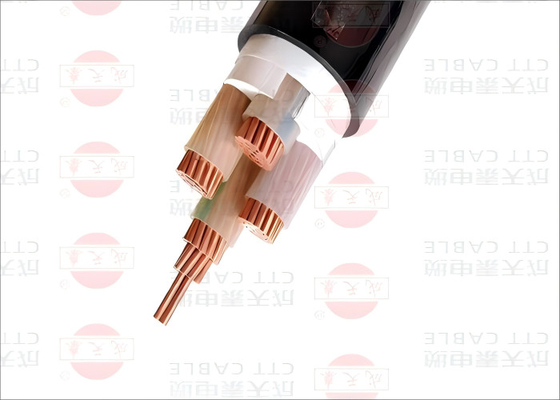 Câble résistant aux hautes températures non armé ou armé d'une bande d'acier 0,6 / 1kV