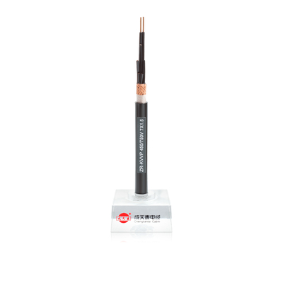 Cable ignifuge avec enveloppe extérieure en PVC/PE certifié RoHS et répondant aux exigences du client