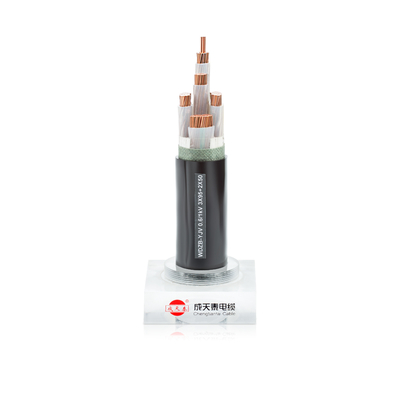 Cable électrique d'alarme incendie non blindé en gaine noire, adapté aux applications industrielles