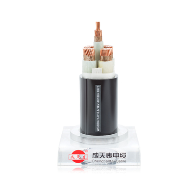 Voltage d'essai 3.5KV/5min Cable halogène zéro fumée basse avec enveloppe de ruban adhésif Mica et conducteur de cuivre en filets