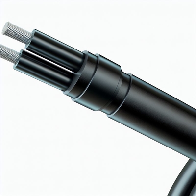 Câble d'alimentation isolé en XLPE noir pour usage intensif et transmission de puissance