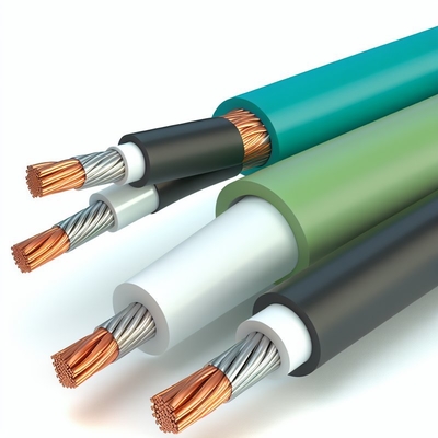 Cable d'alimentation isolée XLPE câble de conducteur de cuivre en filets sans halogène