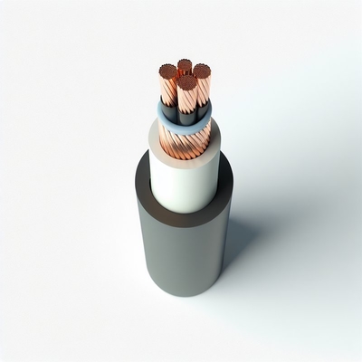 Cable d'alimentation isolée XLPE câble de conducteur de cuivre en filets sans halogène