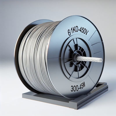 Cáp điện điện áp trung bình 6/10KV Aluminum Armor 300-450M Drum