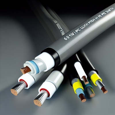Câbles d'alimentation moyenne tension 6/10 KV PVC LSZH PE gaine