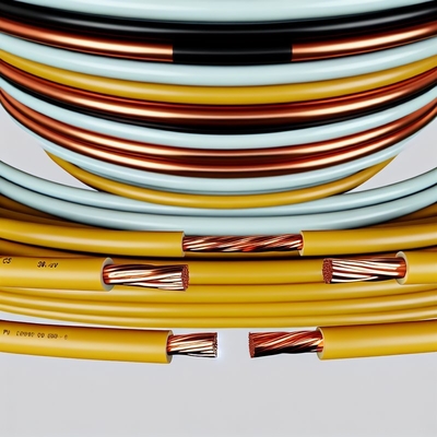 Fil de bâtiment en cuivre, isolé PVC 300/500V, pour usage intérieur et extérieur