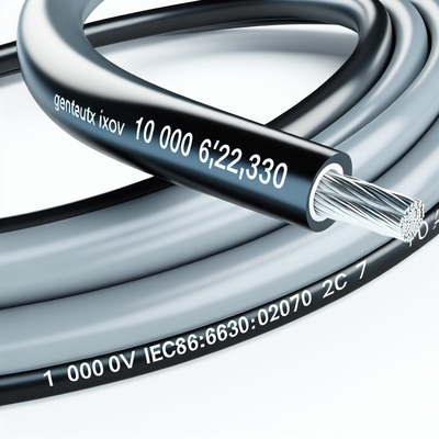 Cable à énergie solaire de 1000 V pour les systèmes photovoltaïques