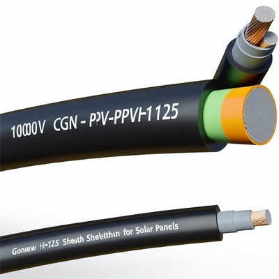 Cable d'alimentation solaire 1000V CGN-PVH125 Enveloppe pour panneaux solaires