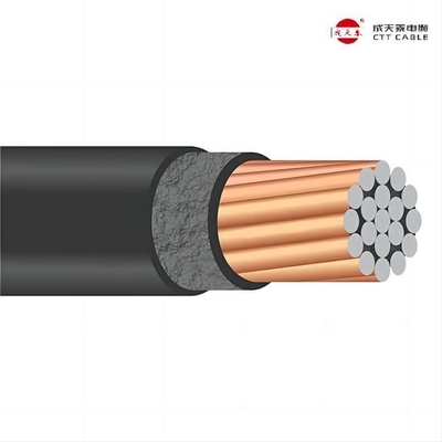 Câble photovoltaïque PV1-F 1x2.5 mm² personnalisé pour applications industrielles Plage de température -40°C à 90°C