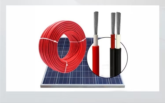 Câble solaire écologique avec gaine en polyoléfine réticulée sans halogène