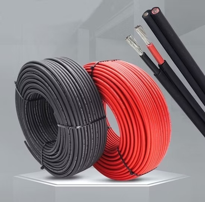 Cable conducteur fil de cuivre en conserve selon la classe 5 de 60228 Cable d'énergie solaire avec enveloppe de polyolefine sans halogène