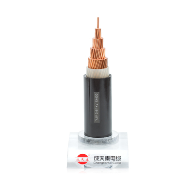 1 noyau XLPE 0,6 / 1kV câble d'alimentation isolé en noir ou couleur de gaine personnalisée pour l'échantillon