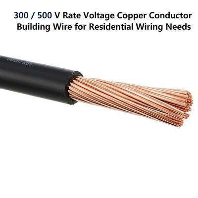 300 / 500 V Rate Voltage Copper Conductor Building Wire for Residential Wiring Needs