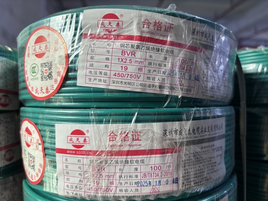 Copper Conductor PVC Insulated Construction Wire for Electrical Construction
