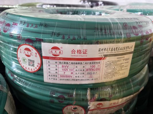 Copper Conductor Building Wire Engineered for Wiring Installation Offering Enhanced Safety Features 300 / 500V