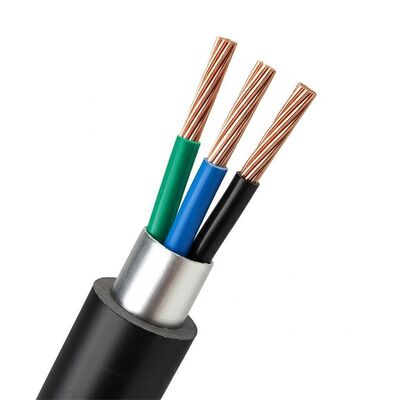 Longitude Aluminum Plastic Tape Metallic Screen Medium Voltage Power Cables Black Jacket Color Durable and Suitable for Industrial Applications