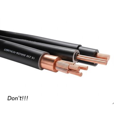 Test Voltage 21 KV Medium Voltage Power Cables 6 10 KV IEC 60502 2 Standard Black Jacket Color Providing Power Transmission Solutions