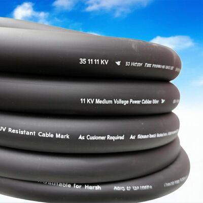 Electrical Performance 35 11 KV Medium Voltage Power Cables UV Resistant Cable Mark As Customer Required Suitable for Harsh Environments